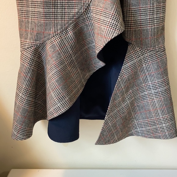 Self Portrait  midi length plaid dress US 0 UK 4 EUC - Picture 7 of 14